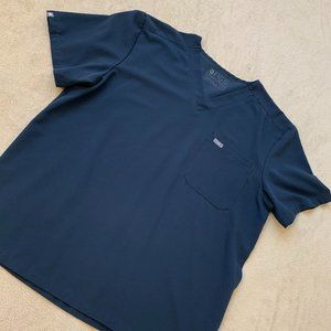 FIGS Dark Harbor Men's Leon Scrub Top